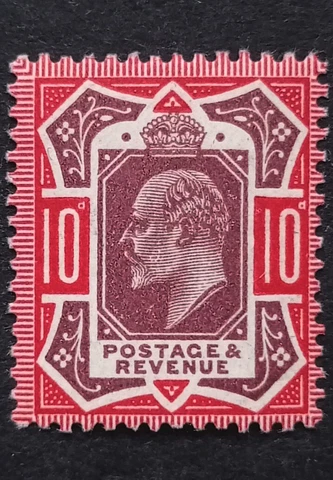 GB King Edward VII Stamp 10d SG.309 MH Well Centred Good Perforation Quality VF Cover