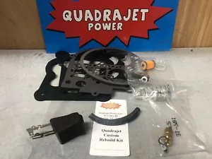 Quadrajet Complete Custom Premium Rebuild Kit With Float Filter For YOUR Qjet - Picture 1 of 5