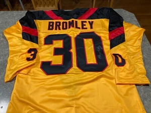 Camiseta deportiva firmada por Canucks Gary Bromley con certificado de autenticidad - Imagen 1 de 3