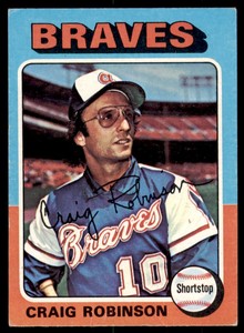 1975 Topps Mini Craig Robinson  VG-EX Atlanta Braves #367