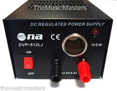 AC to 12VDC Converter POWER SUPPLY w/ Lighter Plug Socket Jack 3-5 Amp Surge   - Image 1 of 4