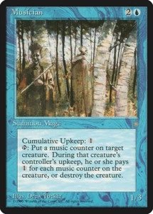 MTG Musician NM Ice Age ICE English Reserved List Magic card old school - Picture 1 of 3