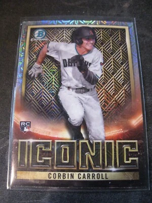 CORBIN CARROLL 2023 Bowman Chrome ICONIC Mojo #18 ARIZONA DIAMONDBACKS RC Mint - Image 1 of 2