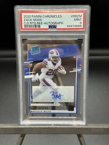 2020 Panini Chronicles Clearly Donruss Rated RookieAutographsRRZM Zack Moss AURC - Picture 1 of 2