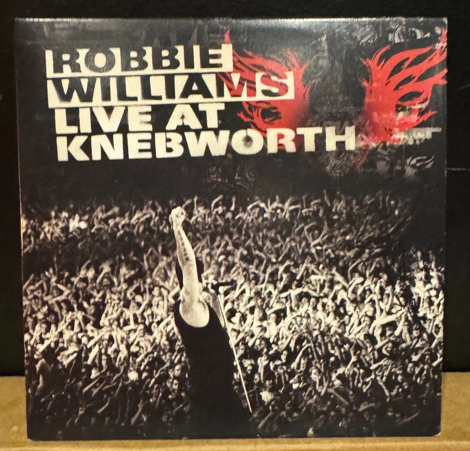 Robbie Williams - Live At Knebworth (CD, 2003) 9 Track Promo Only Sampler - Image 1 of 2