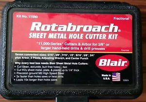 Rotabroach Cutter Kit, Fractional Blair Equipment 11090 BLR - Picture 1 of 5