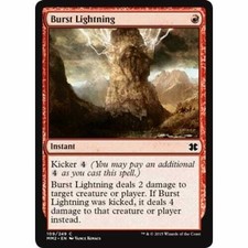 Burst Lightning - Magic the Gathering MtG