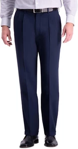 Men'S Premium Comfort Classic Fit Pleat Front Dress Pant (Regular and Big & Tall - Picture 1 of 12