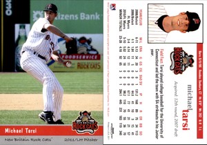 Michael Tarsi 2011 Grandstand New Britain Rock Cats #26 Card *AutographDen*