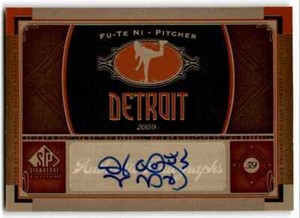 2012 SP Signatures Fu-Te Ni Auto #DET6