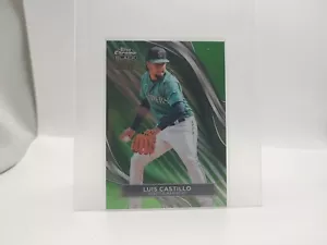 2024 Topps Chrome Black Luis Castillo Green /99 - Picture 1 of 3