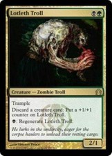 Lotleth Troll NM Return to Ravnica MTG Magic The Gathering Gold English Card
