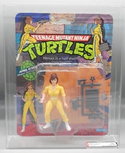 1988 de colección AFA 75 Teenage Mutant Ninja Turtles APRIL O'NEIL tira azul variante - Imagen 1 de 3