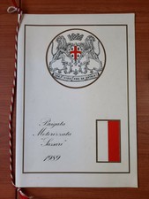 CALENDARIO BRIGATA MOTORIZZATA SASSARI 1989 CON CORDONCINO