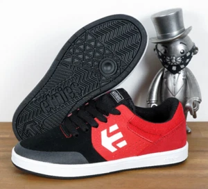 Etnies Skateboard Marana Kids Shoes Noir Rouge Suède 2/33 - Imagen 1 de 3