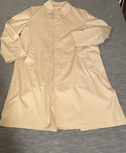 London Fog beige trench coat vintage made in the USA womens 38 - Picture 1 of 10
