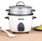 Geepas Rice Cooker 1L Steamer Cooking Pot Non Stick Electric 400W Keep Warm