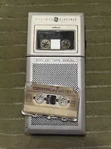 Registratore a cassette nastro elettrico generale micro II modello 3-5333B argento solo PARTI - Foto 1 di 6