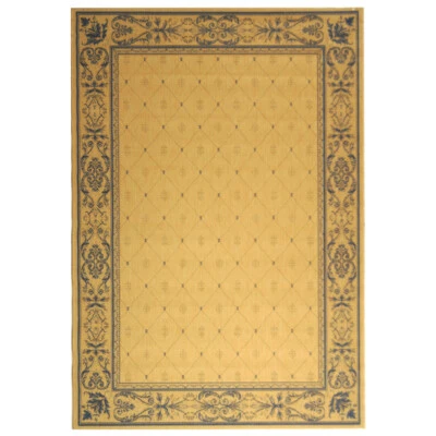 Alfombra SAFAVIEH Exterior CY2326-3101 Patio Natural/Azul Foto 1 de 4