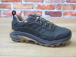 Herren Merrell Moab Speed 2 Leder Wasserdicht Low-Top Wanderschuh Schwarz *J037783 - Bild 1 von 7