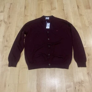CARDIGAN UOMO DARIO BELTRAN TAGLIA 4XL BORDEAUX - Foto 1 di 7