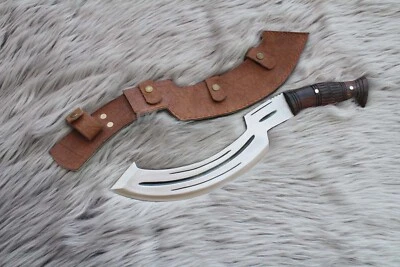 Custom Handmade Egyptian Khopesh Sword 12 Inch Blade Sword Machete Knife - Image 1 of 4