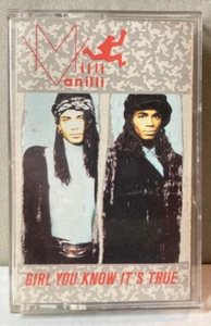 Milli Vanilli - Girl You Know It's True CASSETTE TAPE 1989 Arista - Picture 1 of 3