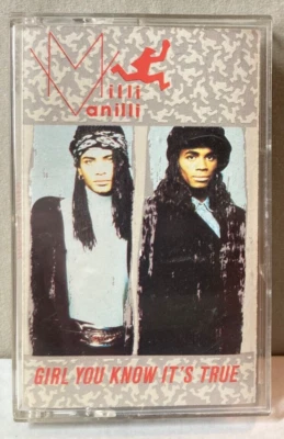 Milli Vanilli - Girl You Know It's True CASSETTE TAPE 1989 Arista - Image 1 of 3