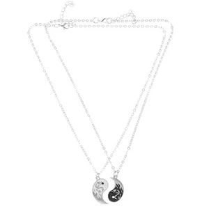 Dragon Shaped Necklace Lovers Relationship Chain Couple Necklaces - Picture 1 of 12