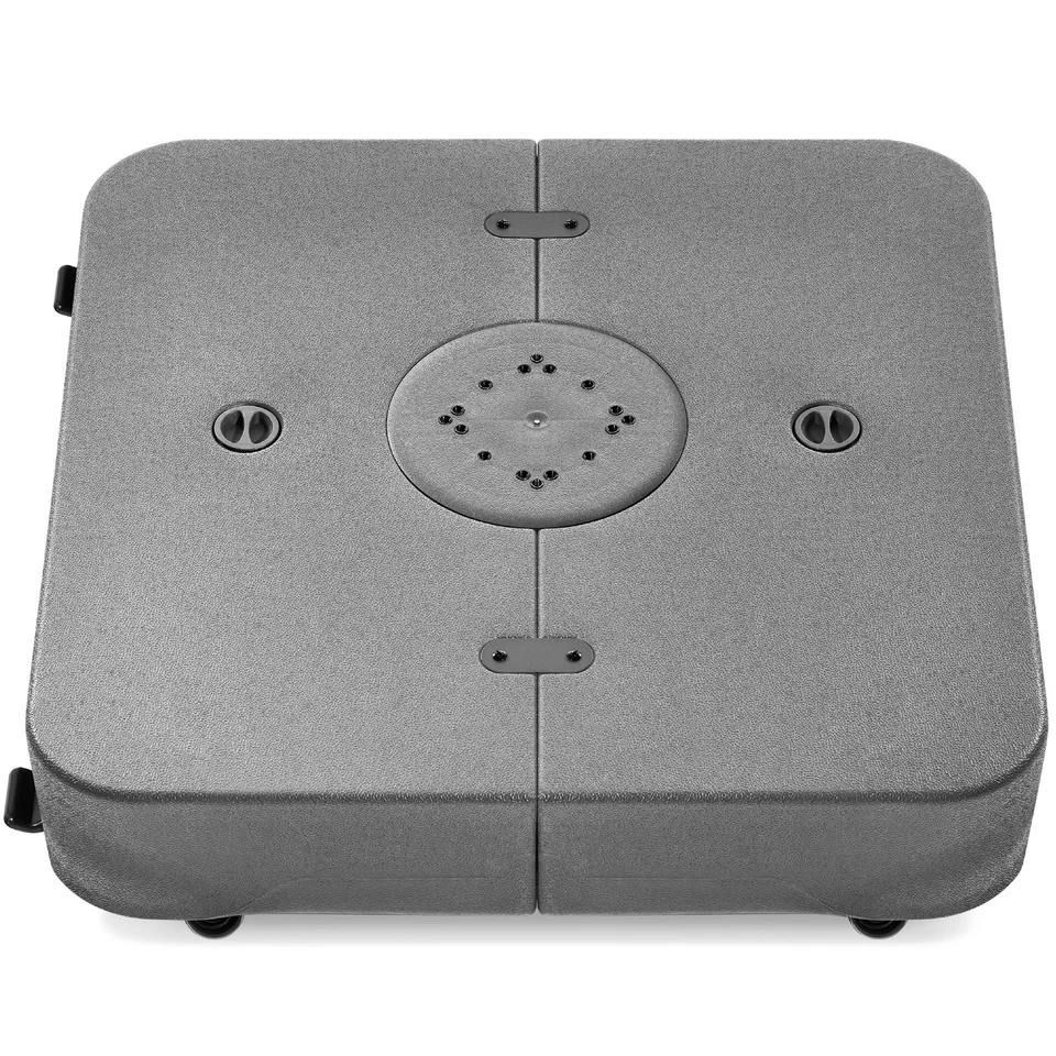 Base voladiza exterior con ruedas, cerraduras, capacidad rellenable 330 lb Foto 1 de 1