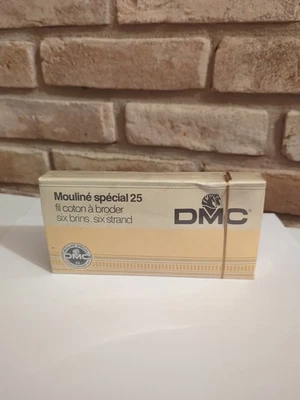 DMC Art 117 Mouline Special 25 Embroidery Floss Box of 12 Skeins Orange 725 - Image 1 of 4