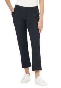 KIRKLAND WOMEN TRAVEL ANKLE PANTS BLACK SIZE 10 NEW NO TAG STRETCH ELASTIC WAIST - Picture 1 of 6