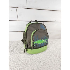 Lassig Children's Mini Backpack Green and Brown Alligator Cute Kids Backpack - Picture 1 of 10
