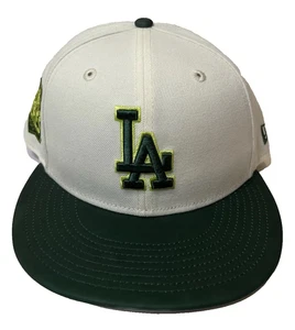 New Era Los Angeles Dodgers Color Develop 9FIFTY SnapBack Hat White Green - Picture 1 of 7