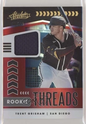 2020 Panini Absolute Rookie Threads Spectrum Red /99 Trent Grisham #RT-TG RC - Image 1 of 2