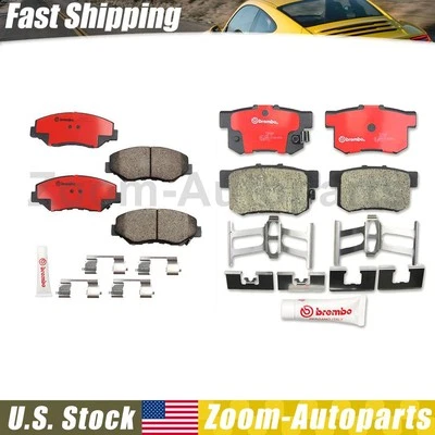 Kit de pastillas de freno delanteras traseras Brembo OE para Honda CR-V 2002 2003 2004 Foto 1 de 4