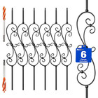 Antsky Wrought Iron Hollow Balusters - Deck Spindles Stair Railing Indoorstair