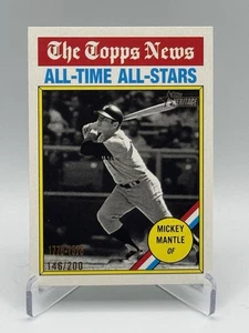 MICKEY MANTLE - 2025 Topps Heritage (146/200) Bicentennial Card #349 Yankees - Picture 1 of 2