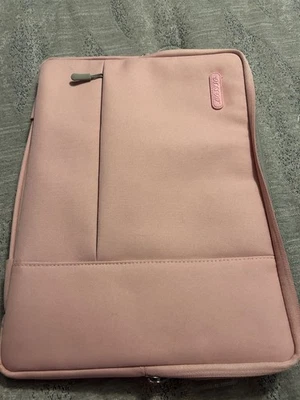 Lap Top Sleeve/Case with Pocket Used with MacBook Pro 13" Mauve/Pink Color - Image 1 of 3
