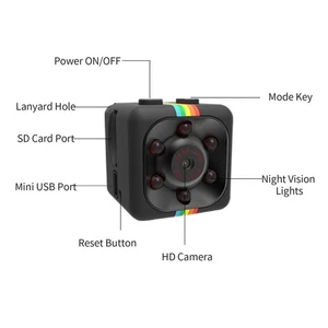 SQ11 1080P HD Sports DV Camera Portable With Motion Detection Wide Angle UK3 - Picture 1 of 7