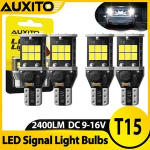 4x AUXITO 921 912 T15 15-LED Reverse Backup Light Bulb 2400LM 6000K Super Bright - Picture 1 of 14