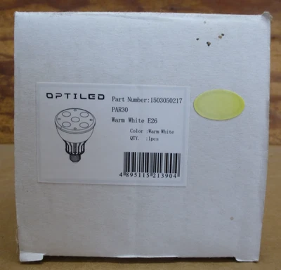 13 Watt PAR30 LED 3000k 28 Degree Narrow Flood Light Bulb OptiLED #1503050217 - Image 1 of 4
