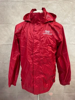 Coca-Cola - Core 365 by North End Men's Red Windbreaker Jacket Size M - Image 1 of 4