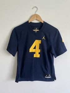 Michigan Wolverines Jordan Nike Football Jersey Boys Medium #4 - Picture 1 of 5