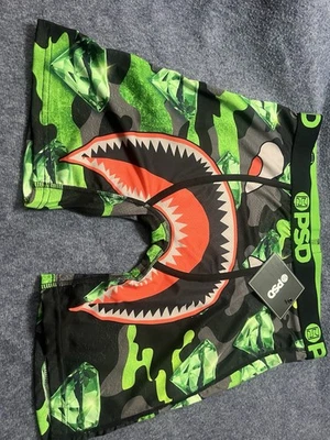 PSD Men's Boxer Brief Underwear Warface Emerald Camo Mens Medium NWT - Image 1 of 3