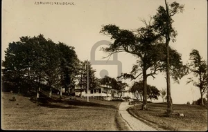 RPPC New York JD Rhodes Residence NY c1910 Real Photo Antique Postcard - Picture 1 of 5