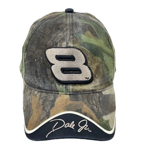 Vintage Dale Earnhardt Jr Hat Cap Strap Back Realtree Camo Adjustable Dad Y2K AZ - Picture 1 of 9