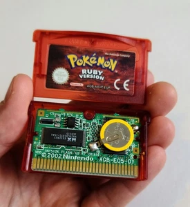 Pokemon Ruby Version Nintendo Game Boy Advance Genuine New Battery PAL NDS GBA - Picture 1 of 11