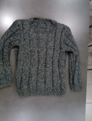 Winterpullover warm   Gr.L  Selbstgestrickt - Bild 1 von 2
