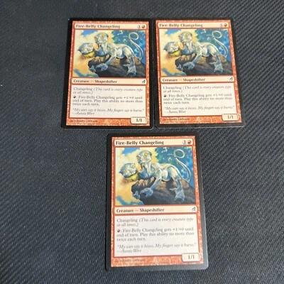 Fire-belly Changling  Magic The Gathering Mtg Lorwyn Card 3 - Image 1 of 4